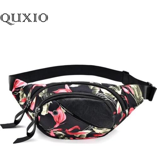 Women Waist Packs Bolsos Mujer Lady Beautiful Flower Girl Gift Woman Purse Phone Case Waist Bags Waterproof ZP001G