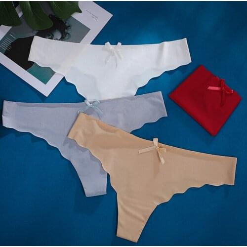 UMKA Women Shorts Thong Panties Cotton Low-waisted Seamless Bikini Panties Unterwäsche für Frauen 2021