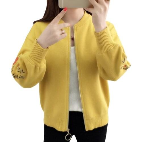 2018 New Fashion Autumn Cardigan Coat Womens Short Soft Slim Coats Knitted Cardigan Outerwear Female Sweater Tops S83