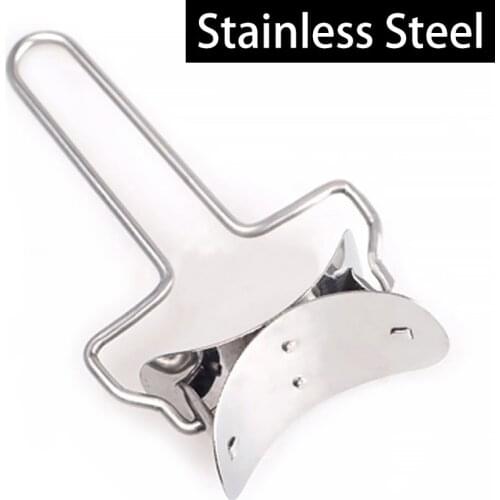 1PC Dough Roller Cutter diameter 7cm Dumpling Wrapper Maker Ravioli Pierogies Pasta Crimper Rolling Blade Creative Pastry Tools