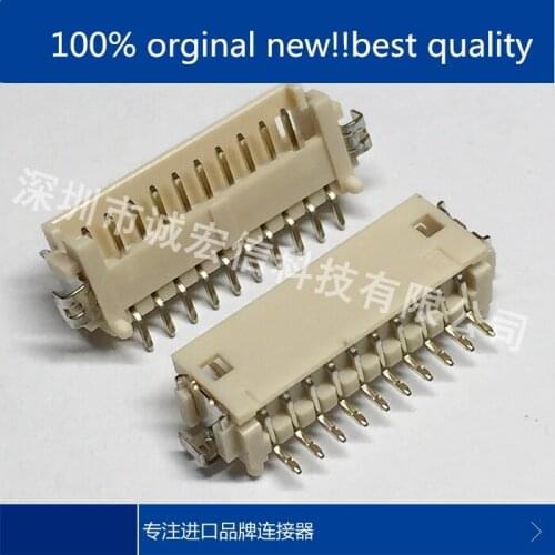 10pcs 100% new and orginal real stock DF13-10P-1.25H(51) 1.25MM 10P horizontal sticker connector