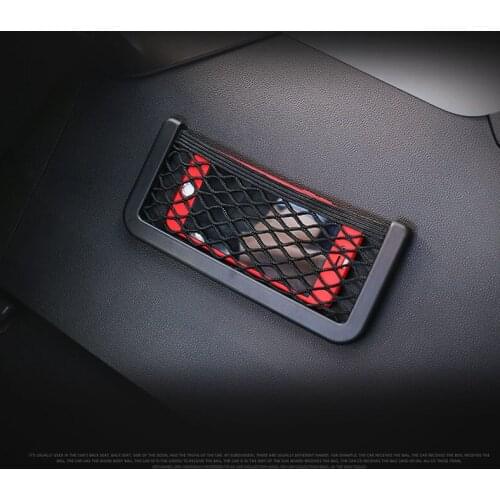 1x Car Net Storage Bag box Stickers For Mini One Cooper R50 R52 R53 R55 R56 R60 R61 PACEMAN COUNTRYMAN CLUBMAN/COUPE/ROADSTER