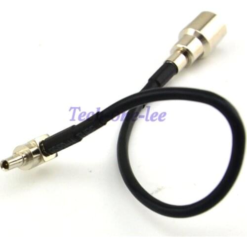 2 piece/lot FME male Plug to CRC9 Male Plug Right Angle RG174 Pigtail Cable 15cm Extension Cable