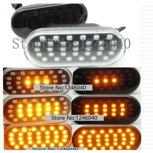 2pcs Led Dynamic Side Marker Turn Signal Light Sequential Blinker Light For VW Bora Golf 3 4 Passat 3BG Vento T5 Polo SB6 Sharan