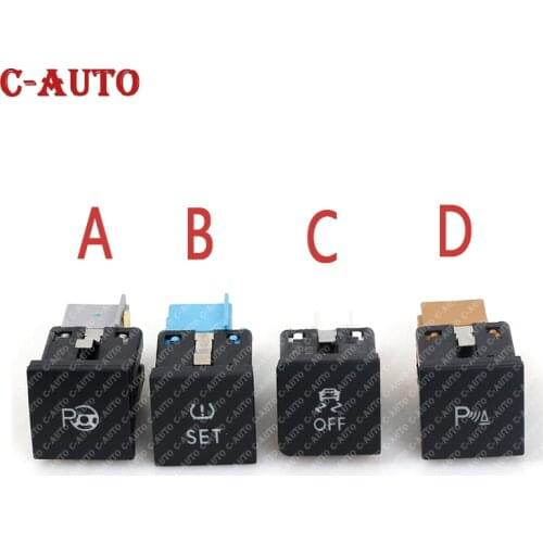 Car ASR SET Automatic Auxiliary Parking Radar Ops Automatic Rada Anti skid ESP Contro Switch Adjustment Assist Button For VW