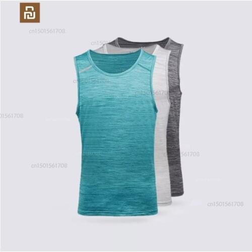 Xiaomi youpin watercolor pattern quick-drying sports vest T-shirt mens outdoor fitness clothing sports vest