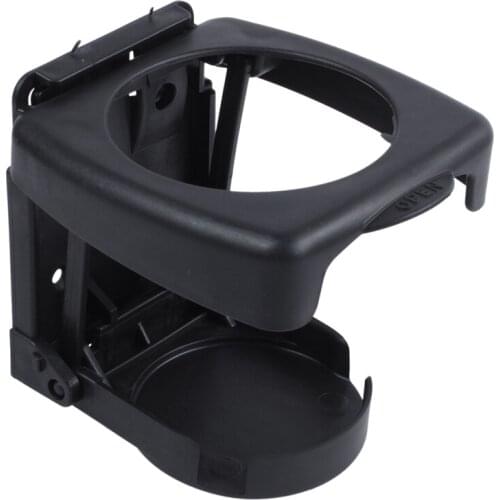Black Plastic Folding Car Truck Drink Cup Can Bottle Holder Stand