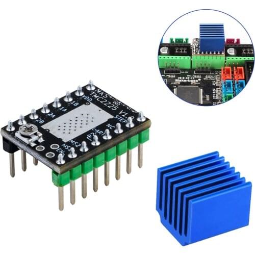 TMC2225 2225 Stepper Motor Driver Replace TMC2208 TMC2209 StepStick 3D printer parts ultra silent For SGen_L Gen_L Robin Nano