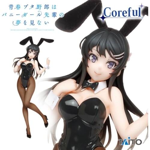 20cm Japanese Anime Adolescent idiots don't dream of Bunny Girl Senpai Sakurajima Mai PVC Action Figure Model Doll Toys