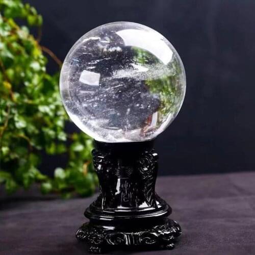 White smelting sphere stones and minerals quartz crystals gemstone ball fine feng shui home decoration