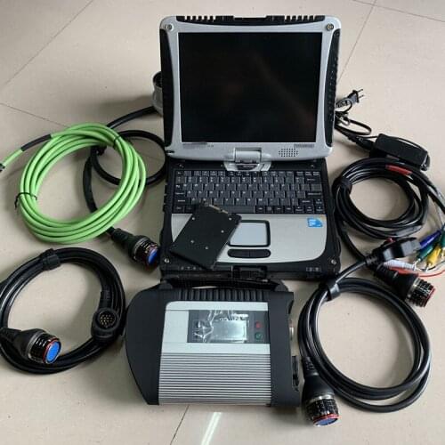 Cf-19 i5cpu toughbook installed with 2019.09v ssd mb star c4 connect diagnosis mb sd c4 multiplexer full set ready to work