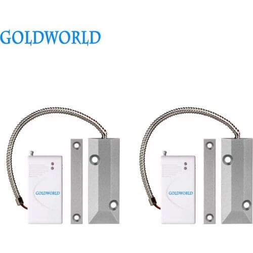 GoldWorld Free Shipping Metal Garage Door Open Detector ,WIreless 433MHz which can install it in your garage