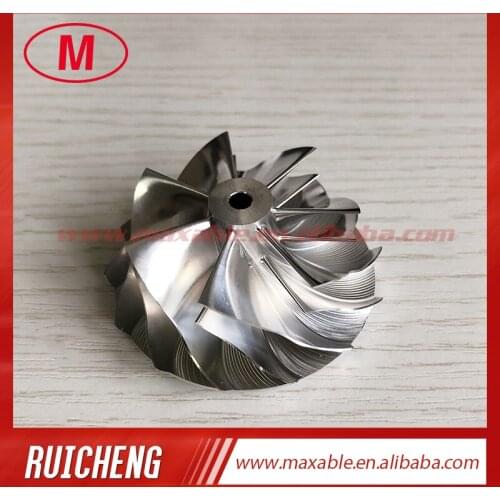 KP39 7+7 blades 43.00/53.00mm high performance turbocharger milling/aluminum 2618/Billet compressor wheel