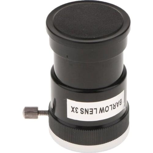 Barlow Lens 3X 5X Telescope Eyepiece Fully Multi-coated Film 1.25"/31.75mm