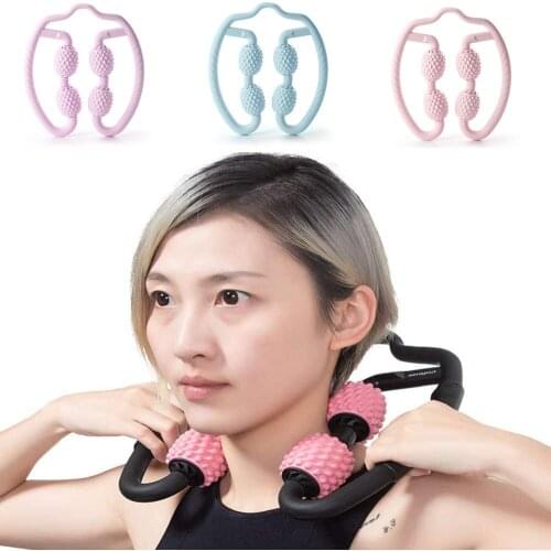 Multifunctional Massage Roller 360° Massager Leg Muscle Relaxation Rollers Yoga Body Shaping 4 Wheels Fitness Device for Sports