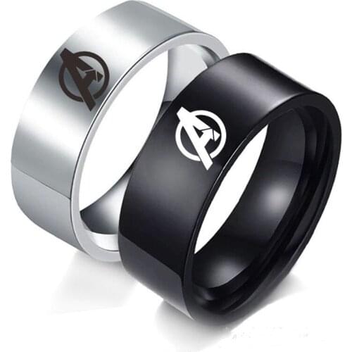 2021 new European and American wind ring stainless steel ring film and television peripheral party accessories spot generation