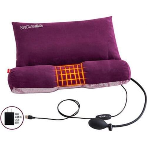 Soybean cassia cervical hot compress pillow repair cervical spine patient neck inflatable pillow round correction pillow