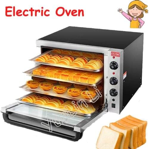 Large Capacity Oven Commercial Electric Oven 4500W 220V Cake Bread Large Pantry Oven Hot Air Circulation Oven ITO-EC01C