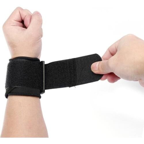1pair Adjustable Weight Lifting Strap Fitness Gym Sport Wrist Wrap Bandage Hand Support Wristband Exercise Sports Safety