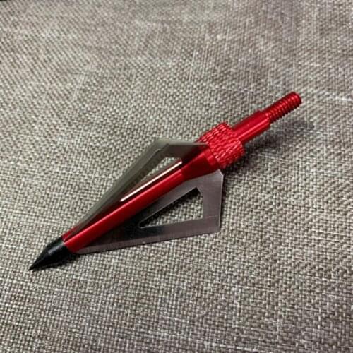Arrowhead 6 Colors 6pcs Archery Hunting Broadheads 100 Grain 3 Blade For Compound Crossbow Fiberglass Carbon Arrow