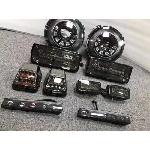 Osmrk led headlight daytime running light fog lamp turn signal tail light for mercedes benz w463 G500 G63 G350 G55