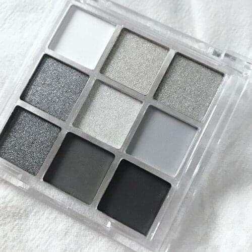 Smoky Eyes Makeup Eyeshadow Decay Pearlescent Matte Gray Eye Shadows Palette Dark Eye Makeup Maquillaje 9 Color Тени TSLM2