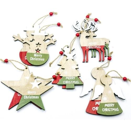 Christmas Santa Claus Pendant Christmas Decoration for Home 2019 Happy New Year Xmas Christmas Gift Ornaments