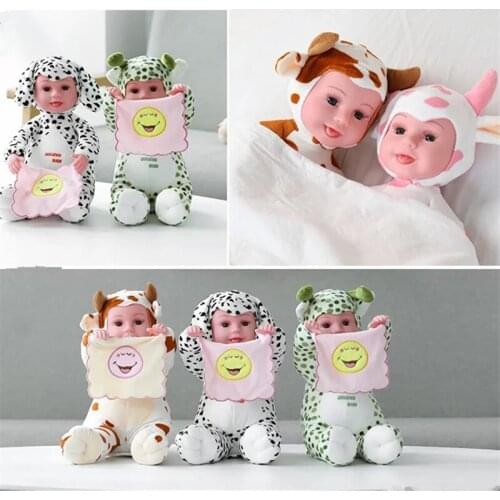 35cm Peekaboo funny Stuffed plush Baby hide and seek face doll Electric Music toy Gift for Children Kids Birthday