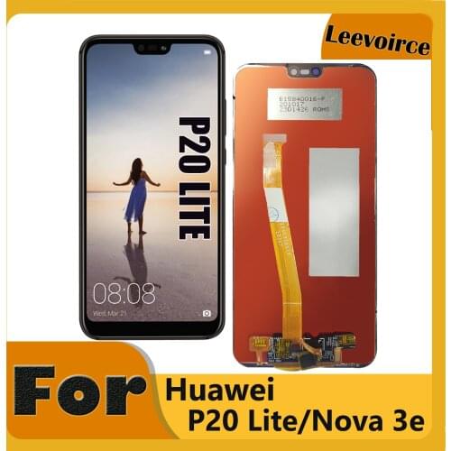 New Original LCD For HUAWEI P20 lite LCD Display Touch Screen Digitizer Assembly Replace With HUAWEI DISPLAY P20lite/Nova 3e