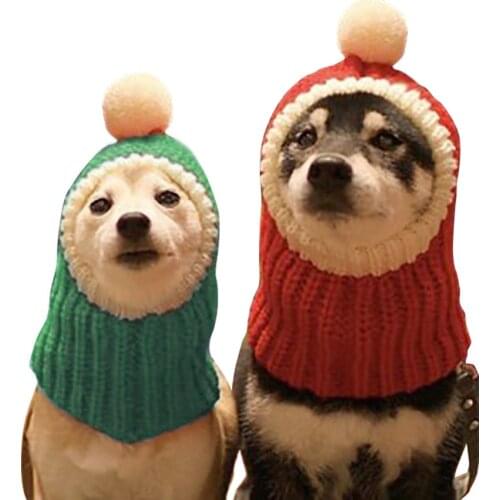 Winter Pet Dog Cap Hat Christmas Warm Small Cat Dog Hats Pug Dog Accessories For Small Medium Large Dogs Dress Up Supplies