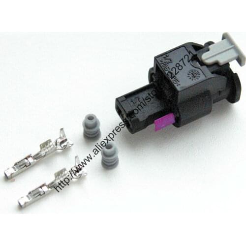 10Sets/lot VAG 2pin automotive wire connector plug 4H0973702 4H0 973 702 for AUDI VW LEAR Golf Jetta Volkswagen Touareg