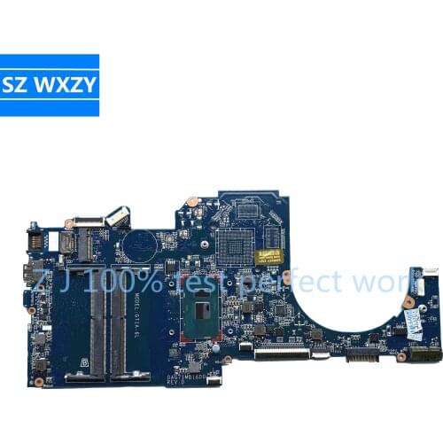 927266-001 927266-601 For HP Pavilion 14-BK Laptop Motherboard With SR343 i3-7100u CPU DAG71MB16D0 DDR4 MB 100% Tested Fast Ship