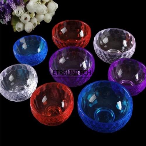 Plexiglass Aromatic Essential Oil Bowl Hotel SPA Beauty Salon Makeup Tools Small Jar oil Container 6*3cm F1820