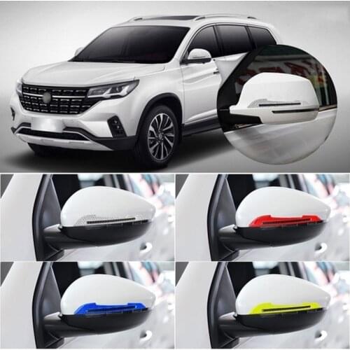Car Protective Film Rearview Mirror Reflective Sticker Protective Anti-collision Scratches Cover Decorative Reflective Sticker