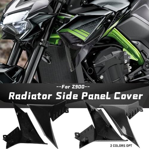 For Kawasaki Z900 Z 900 2020-2021 Motorcycle Fairing Parts Plastic ABS Unpainted Left Right Side fairing Radiator Cover Panel
