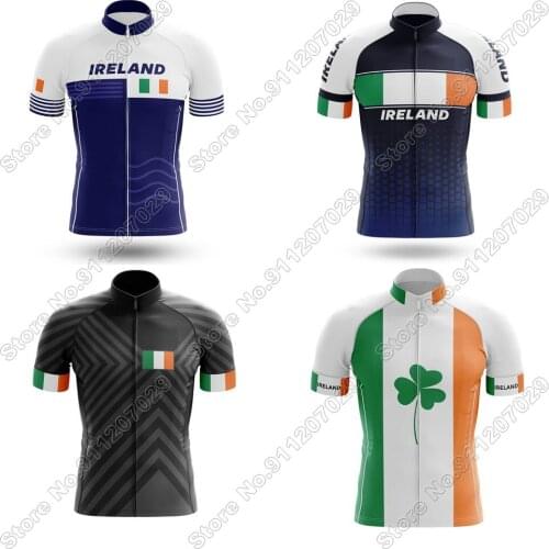 Ireland 2021 Cycling Jersey Short Sleeve Summer Cycling Clothing Men Road Bike Shirts Mountain Bicycle Tops MTB Ropa