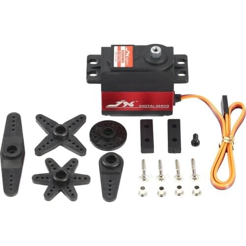 JX PDI-6209MG 4.8V-6V 0.13sec/60 9.35kg Digital Metal Servo Aluminums Case for 1/10 RC car Kst Servo Car Part Motor Parts