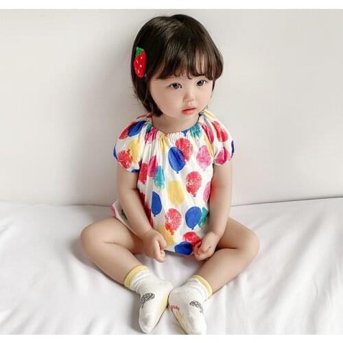 Summer Baby Girls Romper Cotton Sleeveless Infant Rompers Newborn One Piece Clothes Newborn Girl Outfit Baby Girl Romper Summer