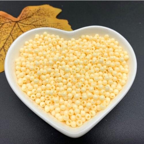 1000/500 pcs /lot 3/4mm Multi Colors Acrylic Round Beads For DIY Bracelets & Necklaces Jewelry Makings Accessories#ZV03