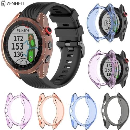 Soft Ultra-Slim TPU Protector Case For Garmin Approach S62 Watch Protective Shell Cover