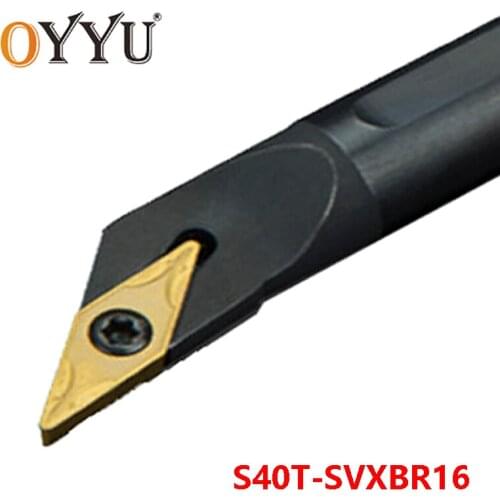 OYYU S40T-SVXBR16 Carbide Inserts for Holder 40mm SVXBR Lathe Cutter CNC Shank Turning Tool Boring Bar