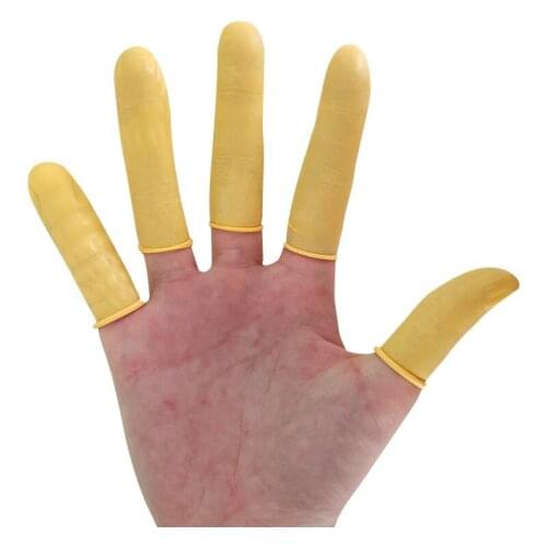 Finger gloves No dust anti-static industrial A one-time rubber upset smooth