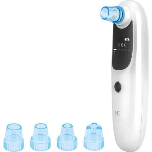 Rechargeable Blackhead Remover Suctioner Blackhead Remover Vacuum Face Suction Pore Vacuum Cleaner with 5 Probes