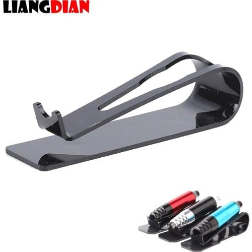 1PC New Acrylic Tattoo Gun Pen Holder Stand Rack Rest Organzier For Tattoo Machine Gun Pen Tray Frame Holder Tattoo Accessory