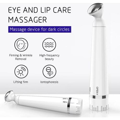 Portable Electric Vibration Eye Massager Anti-Ageing Wrinkle Dark Circle Pen Removal Rejuvenation Beauty Eye Massager Devices