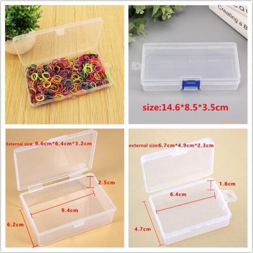 Practical Toolbox Plastic Container Box for Tools Case Screw Sewing PP Boxes Transparent Component Screw Jewelry Storage Box