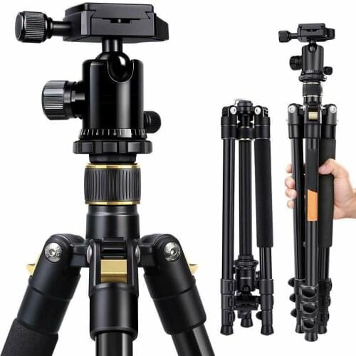 Professional Portable Tripod Ball Head Aluminum Alloy Monopod Tripod for Canon Nikon DSLR Camera Tripe