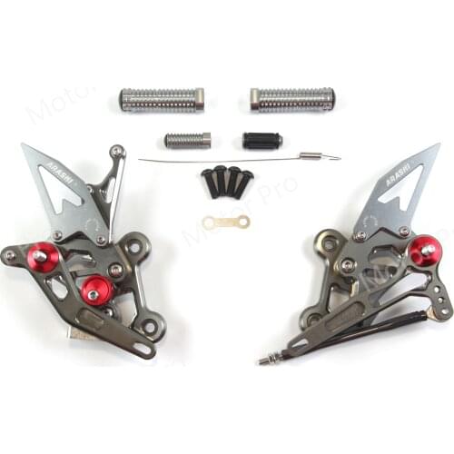 Adjustable Footrests For SUZUKI GSR 750 2011 - 2017 Motorcycle Accessories Foot Peg Rearsets Pedal GSX-S750 GSXS750Z 2015 - 2019