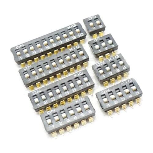 SMD Dial the code switch 2.54mm Coding switch 1P 2P 3P 4P 5P 6P 7P 8P 9P 10P 12P