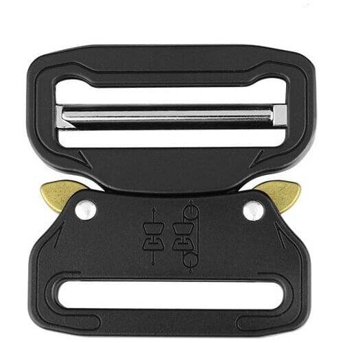 IWOWN 46mm Tactical Belt Buckle Quick Side Release Metal Strap Buckles For Webbing Diy Bags Luggage Clothes Outdoor